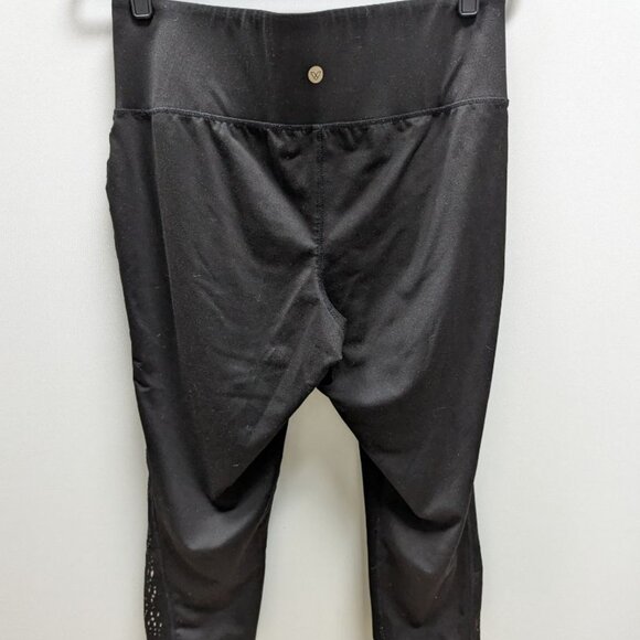 Livi Active Black Leggings with Pink Cutouts - Picture 2 of 3